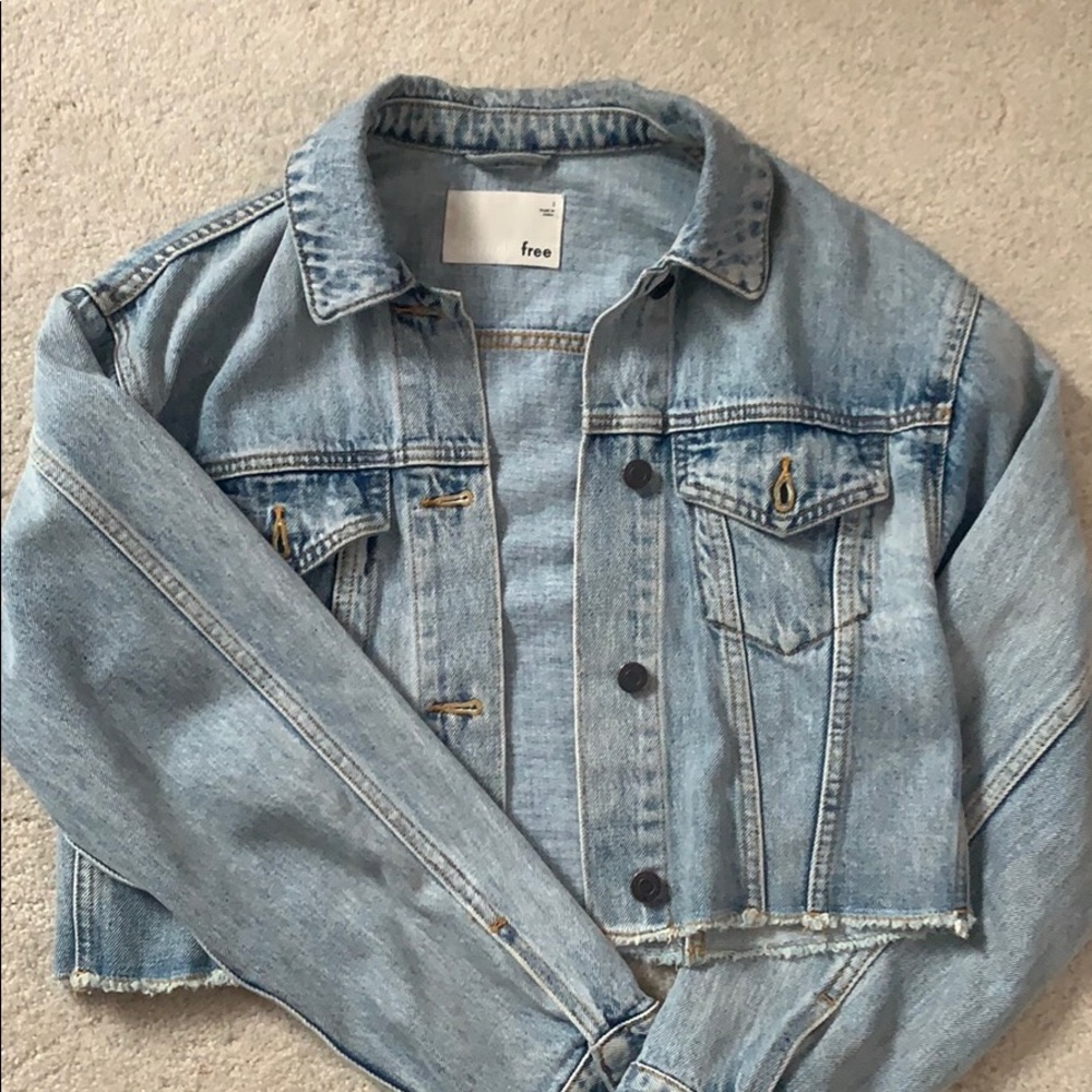 Wilfred Free cropped denim jacket